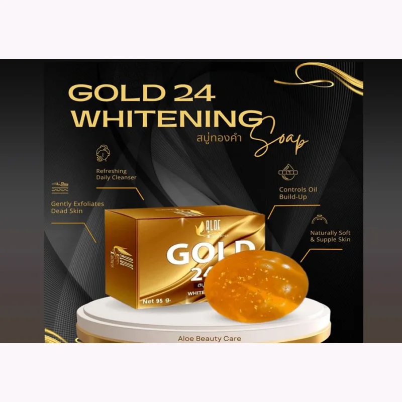 Aloe Beauty Care Gold 24 Whitening Soap