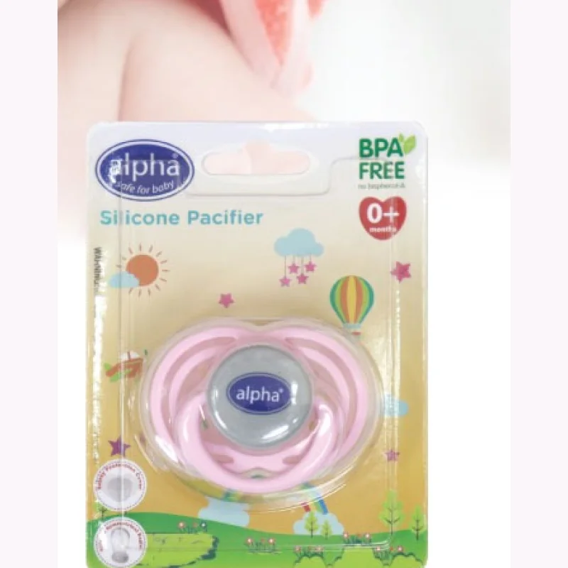 Alpha Baby Silicone Pacifier