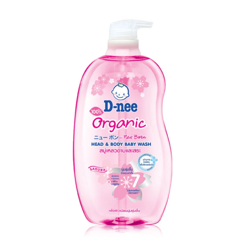 D-nee Organic Head & Body Wash Sakura